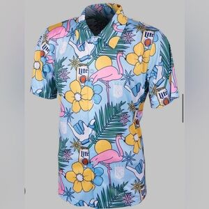 Kansas City Royals - Tropical Print Blue Shirt - NWT - Sz M